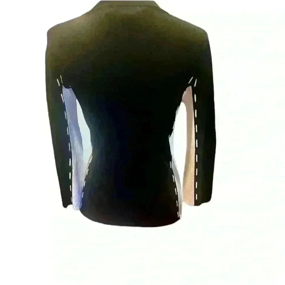 Ziani couture sweater. Ladies Medium excellent cond  Black and White - Picture 2 of 8